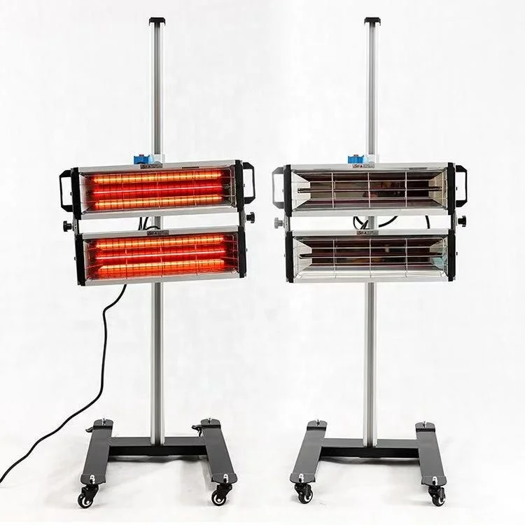 2200w Carbon Fiber Infrared Heat Lamp For Professional Spray Tan Booth