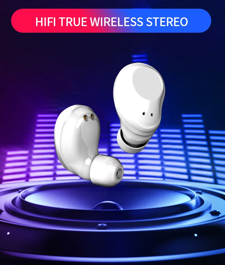 Customize Logo Wireless Earbuds Tws Sport Headphones Bluetooths 5.0 Earphones With 300mAh Charging Case - ANKUX.COM
