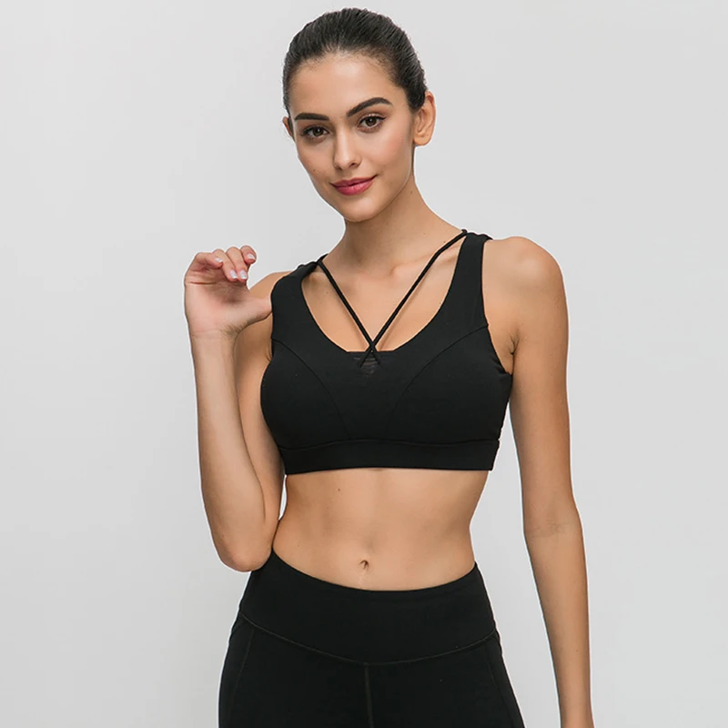 

Spandex Fitness Yoga Wear Sports Bra Sportswear Woman OEM Women Cropped Activewear Tops Ropa Sport Para Mujer