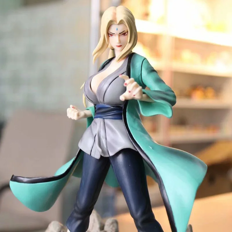 28cm Tsunade Statue Diorama Action Figures Gk Shippuden Figurine