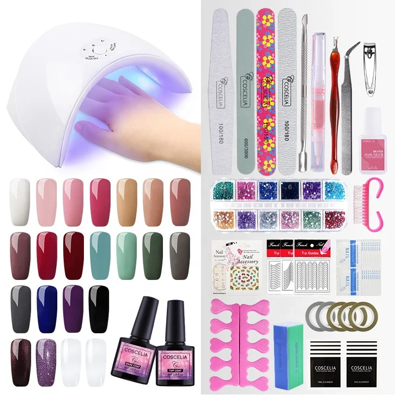 

COSCELIA Wholesale Full Set of Special Nail Tool Nail Gel Set UV Gel