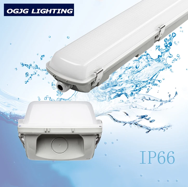 CE CB SAA approval 20w 40w 50w 60w 80w moisture proof ceiling lamp steam room IP65 2ft 4ft 5ft waterproof LED linear lighting