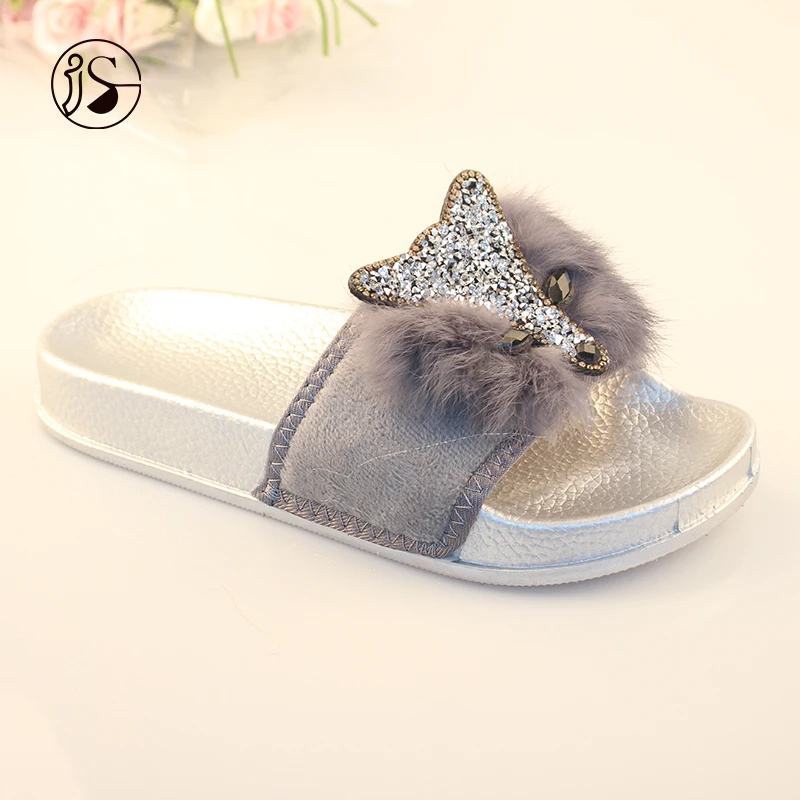 

Fox decoration high quality shoes women slippers slides women, Picture