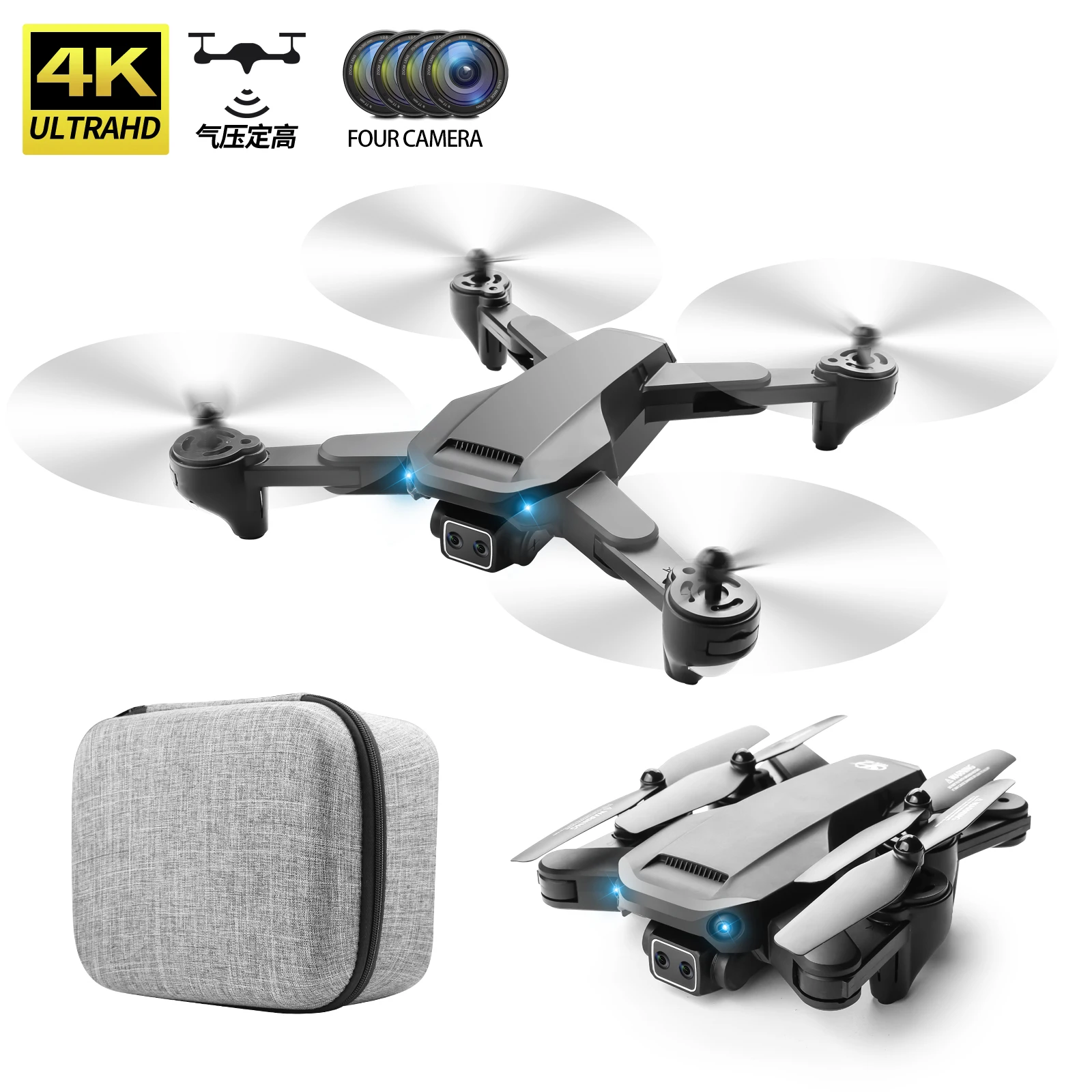 

2022 New Tecnologia S186 2.4G WIFI FPV Four Cameras Intelligent Obstacle Avoidance Droness 4K Profesional