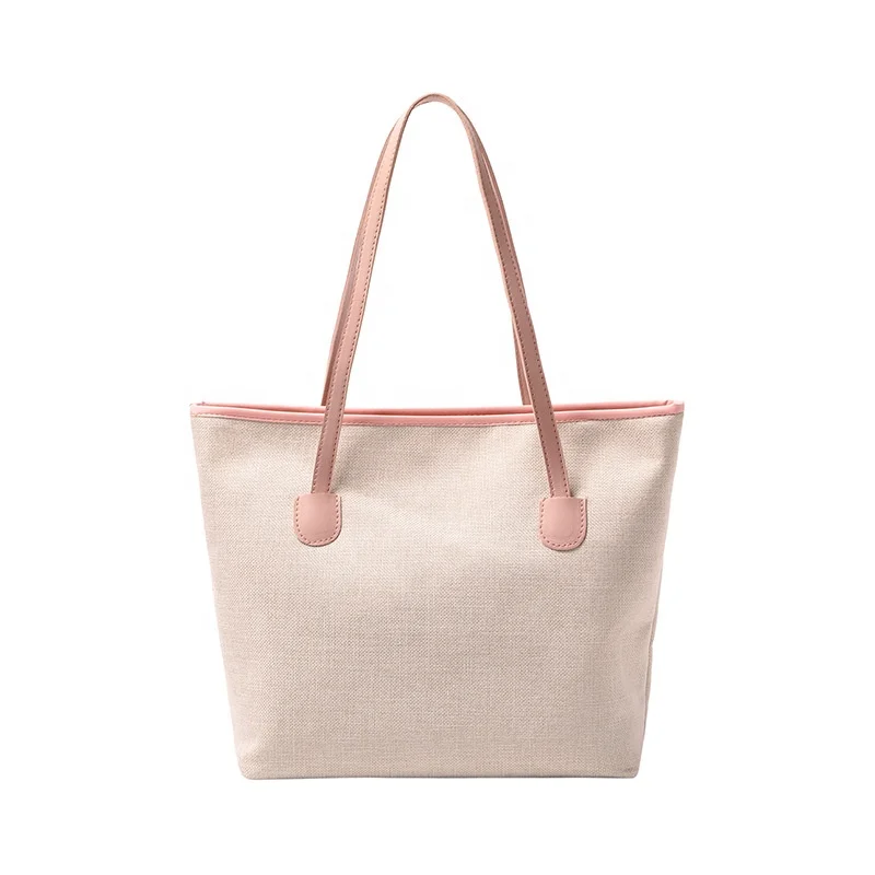 

2021 Hot sale high capacity women Pu leather handbag shoulder bag, 4clours