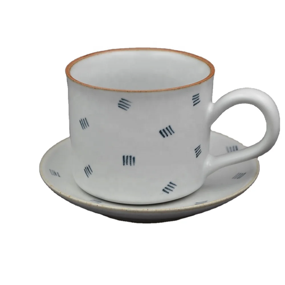 

Coffee Cup/tea Cup Sets High Quality Creative Hand-painted Ceramic for Blue and White Flowers Coffee Mugs 10 Sets Hand Made