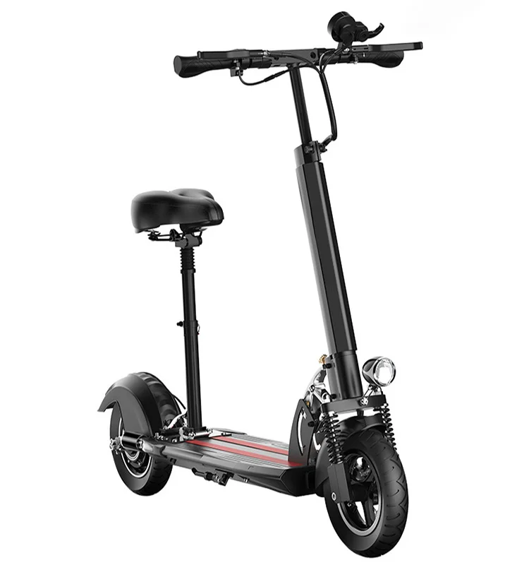 

Hot Selling High Speed Cheap 2 Wheels Folding 36V 10inch Adult Electric Scooter with Seat 400W For Sale E Scooters Price
