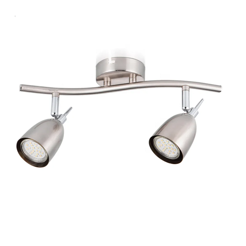 ETL 2018 hot iron ceiling lights for USA brush nickel wall lamp