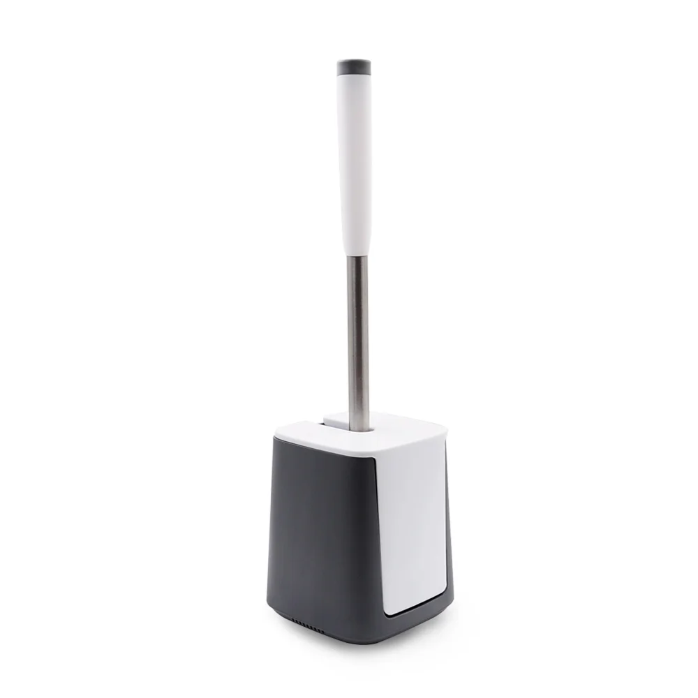 
Amazon eBay hot selling top 10 TPR toilet brush silicone bristle brush plastic holder 