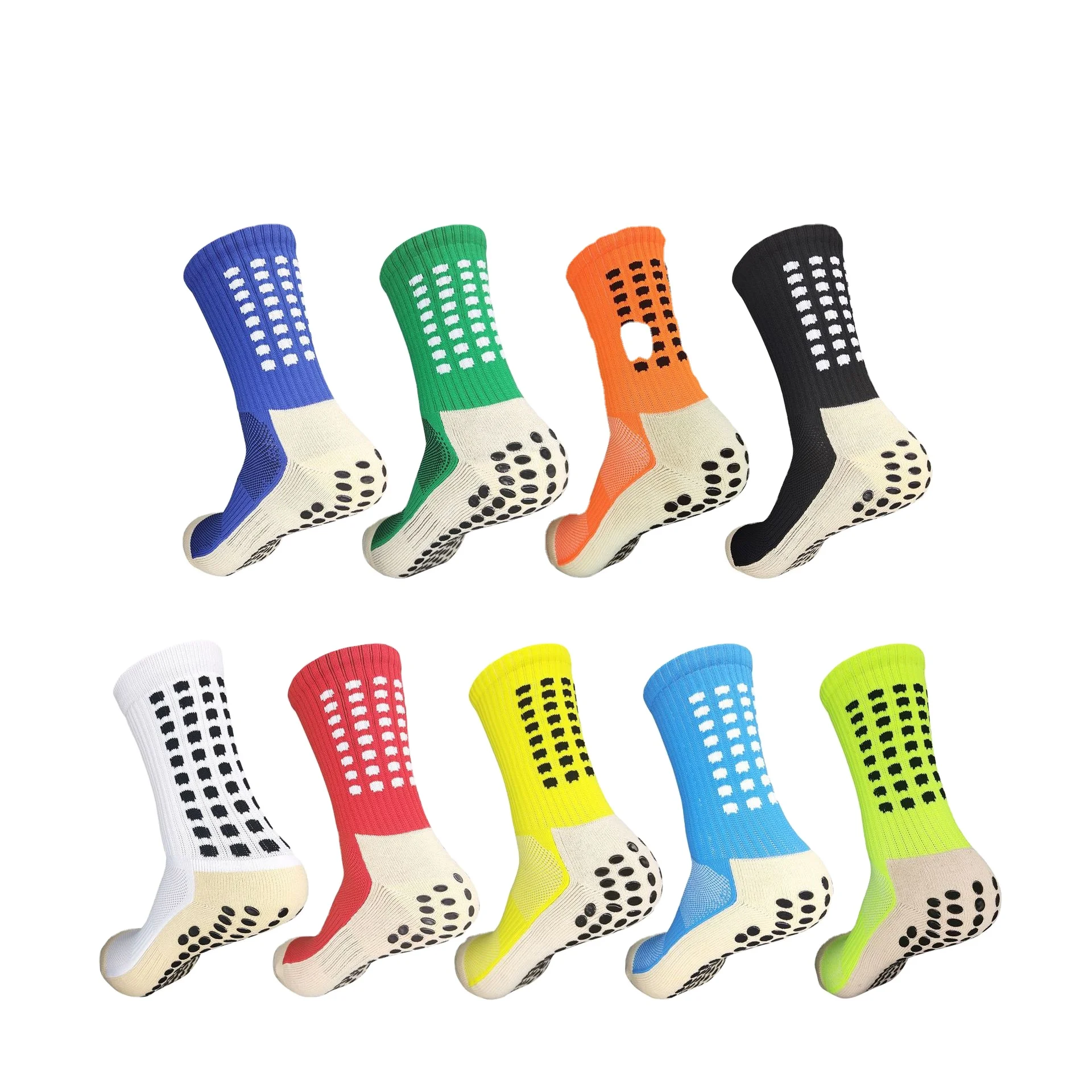 

Professional Customised logo football socks sweat absorbent breathable Training Anti-slip sports socks for adults children
