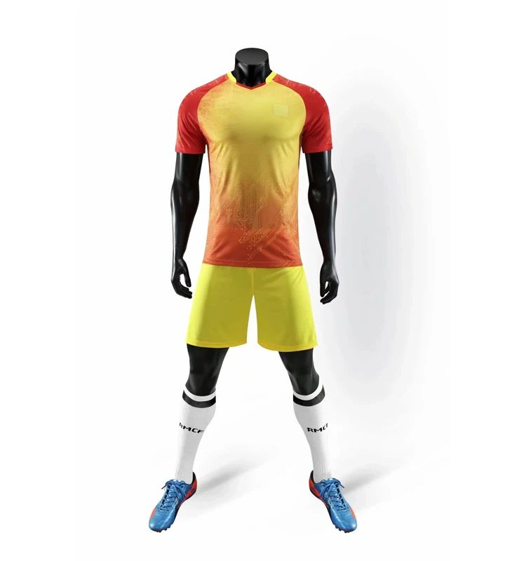 

2021-2021 Wholesale Cheap Sport Polyester Soccer Uniform, Red color