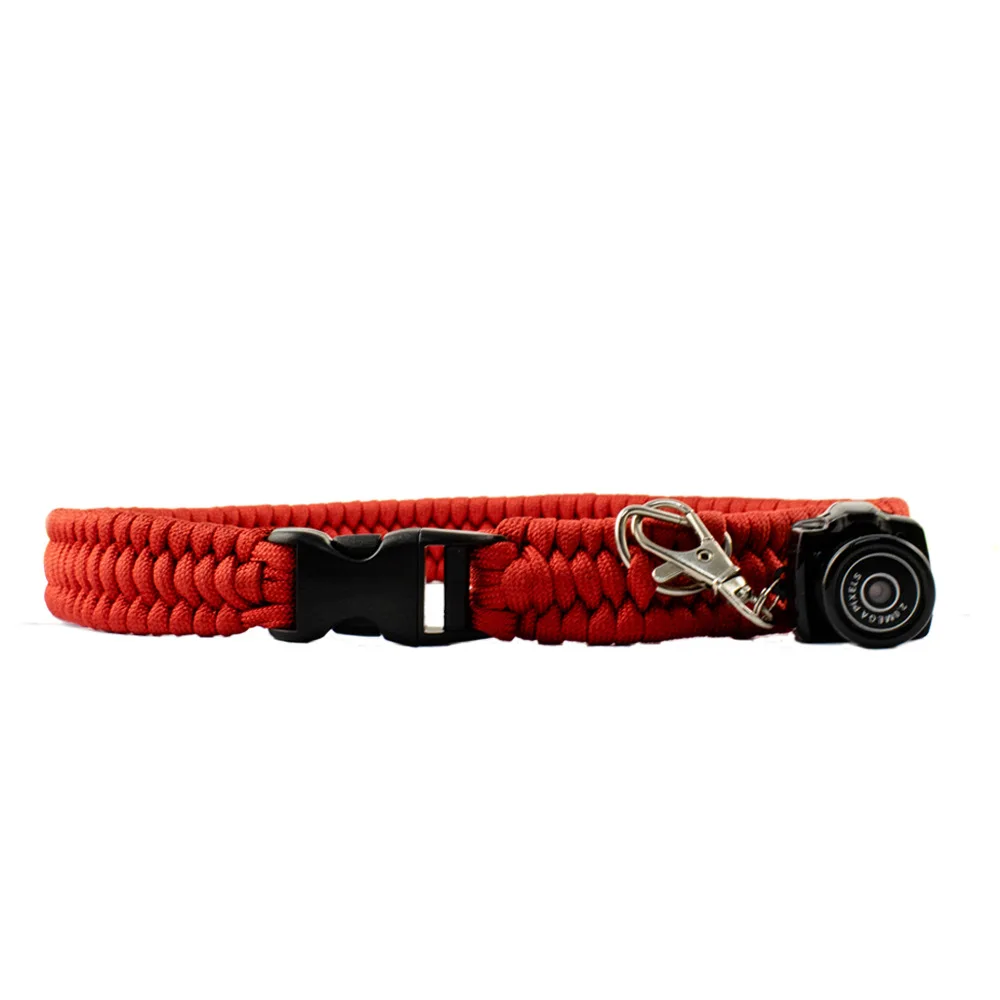 

Hot sale wholesale pet cam dog cat collar with mini digital camera, Red