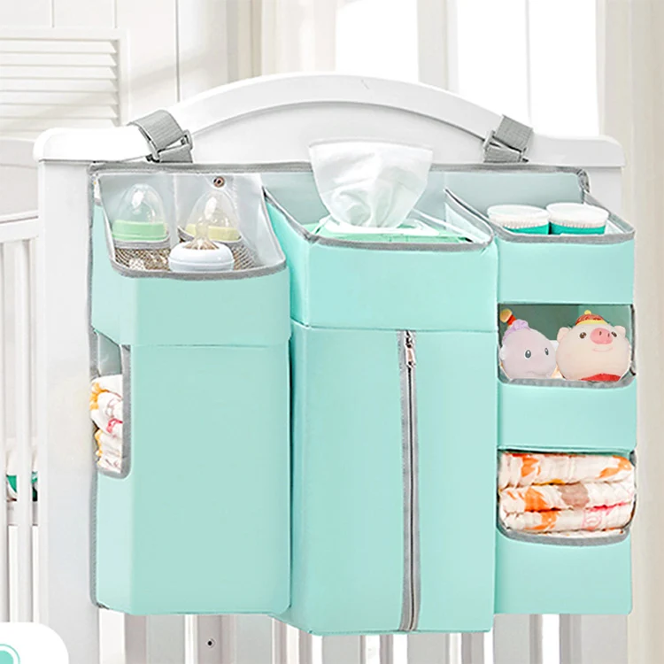 

Bb020 Felt Sofa Organizer Storage Bags Bed Storage Bag Baby Bed Crib Hanging Bag