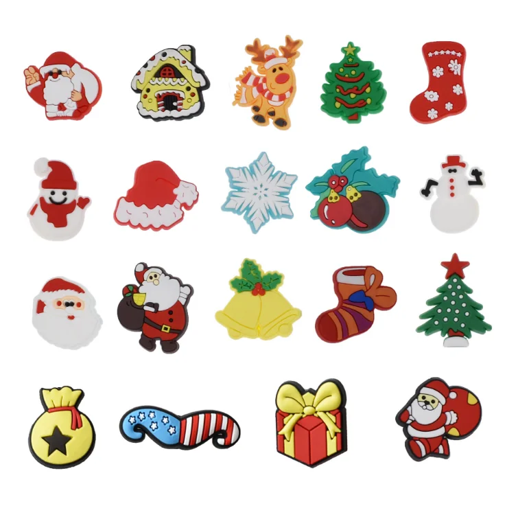 

Christmas series wholesale shoes charms The national flag series JIBZ soft pvc constellation series charms shoe Decorations, Picture