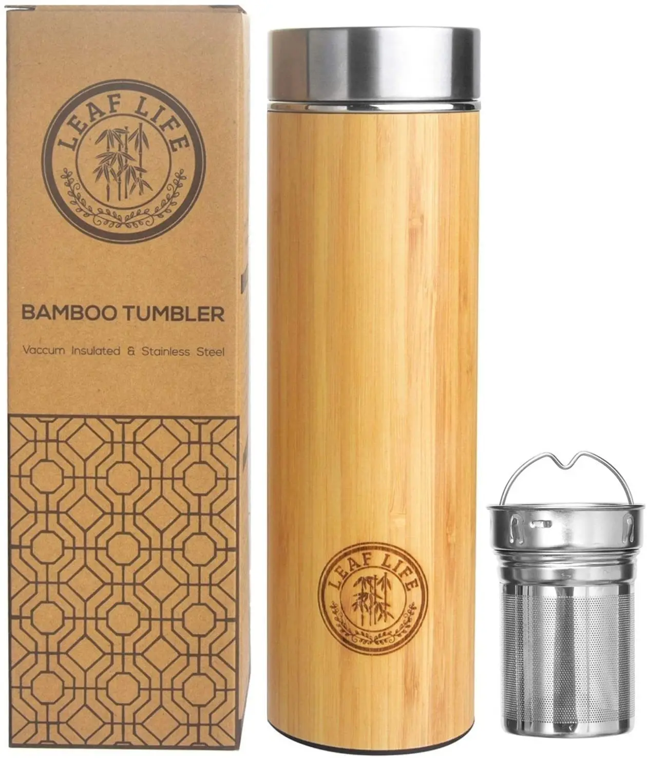

Wholesale Custom Stainless Steel thermos bottle bamboo flask, Any color