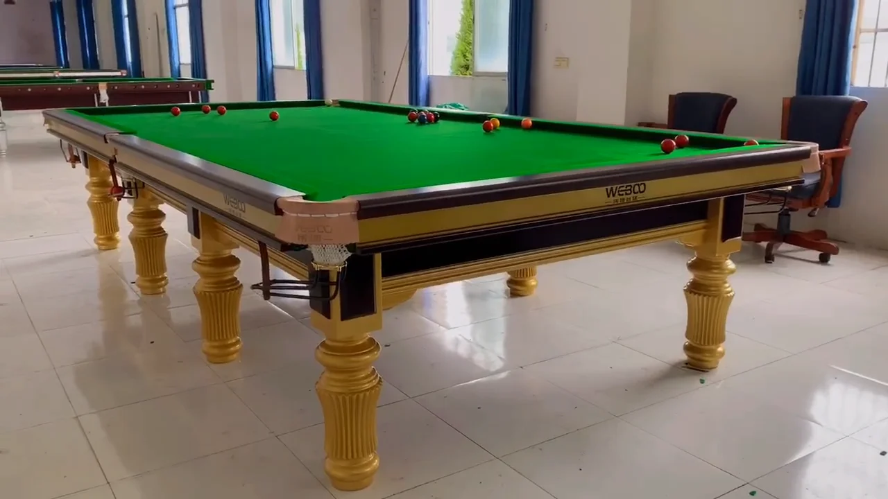 Billiard Snooker Table Wood Cheap Price Professional Standard Size Solid With Slate 8/9/12 Ft