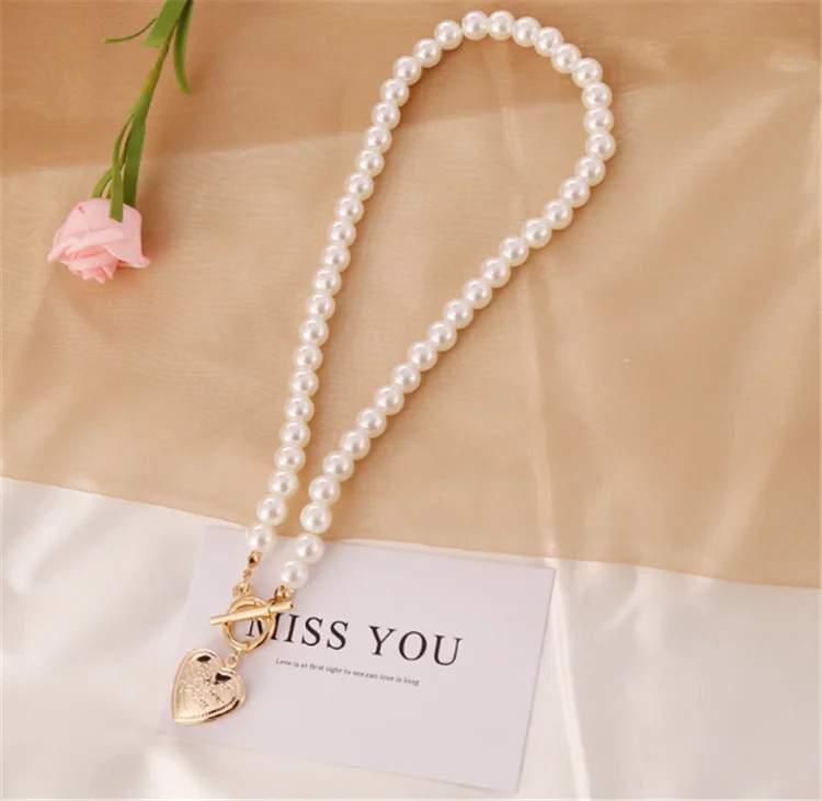 

Bridal Bohemian Gift Pearl Star Heart Gold Color Bracelet Jewelry For Women, Picture shows