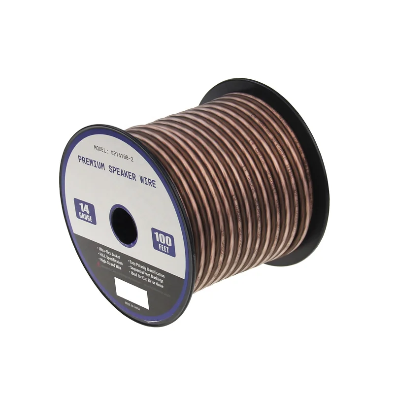

High quality 100FT 14 AWG speaker cable,speaker wire cable