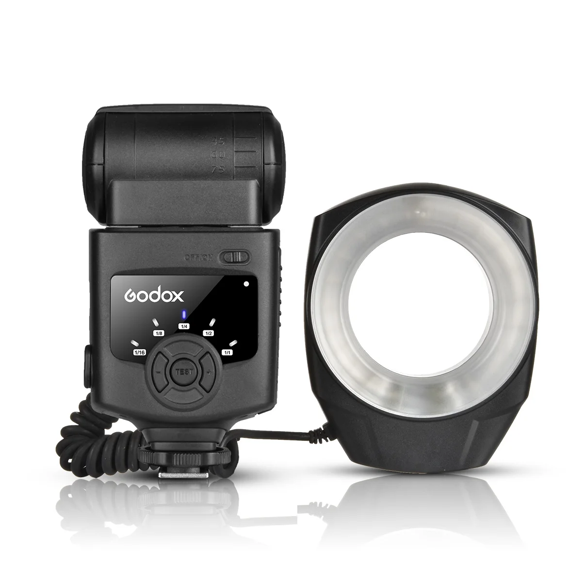 

Godox ML-150 GN10 49 52 55 58 62 67 mm Lens Adapter Rings Macro Ring Flash Speedlite for Canon Nikon Pentax Olympus DSLR cameras