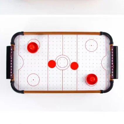 

China Cheap Wooden Multi Mini Table Air Hockey Soccer Game Set Table With Abs Puck Catcher, Picture