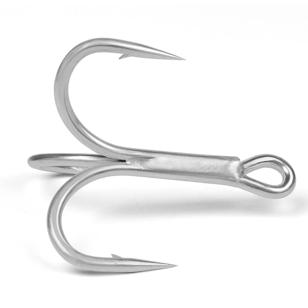 

Gorgons ST66 treble hooks 4X strengthen  hook high carbon steel fishing hooks, Tin