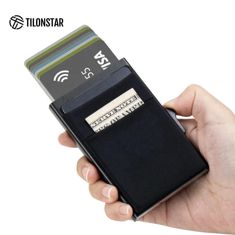 

TILONSTAR Custom Minimalist Rfid Wallet Manufacturer Non-scan Wallet Man Card Holder