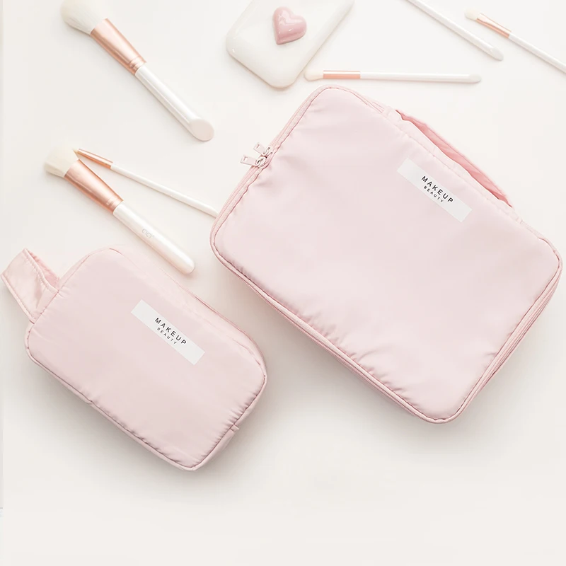 

2020 INS Women Cosmetic Organizer Make Up Bag, Pink