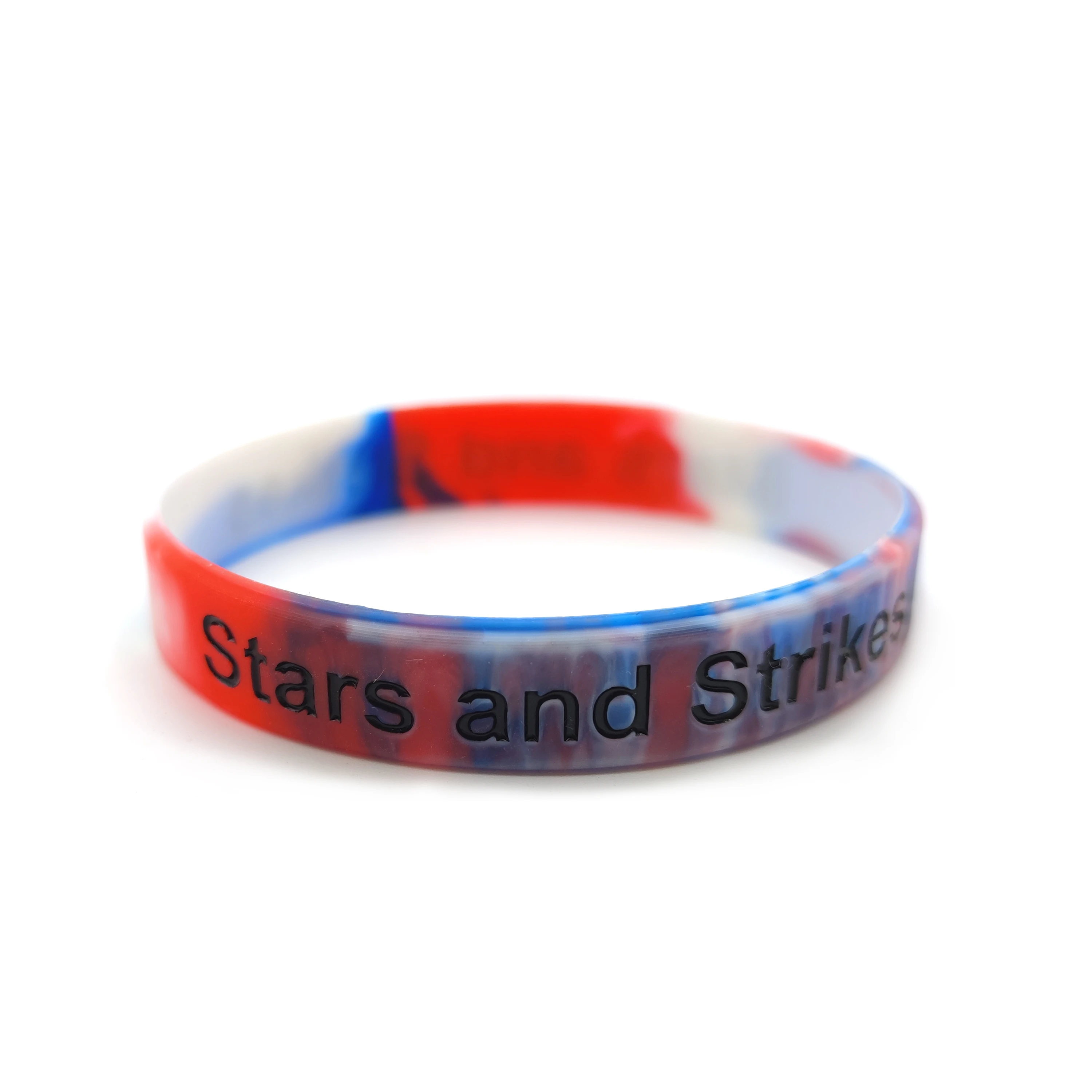 

Customised event wristbands debossed color filled logo rubber silicone bracelet wristband with logo custom