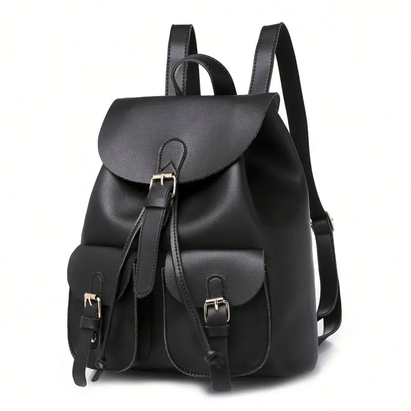 

2020 Trending Women Vintage PU Leather Backpack Casual College Bags Daypack for Ladies and Girls