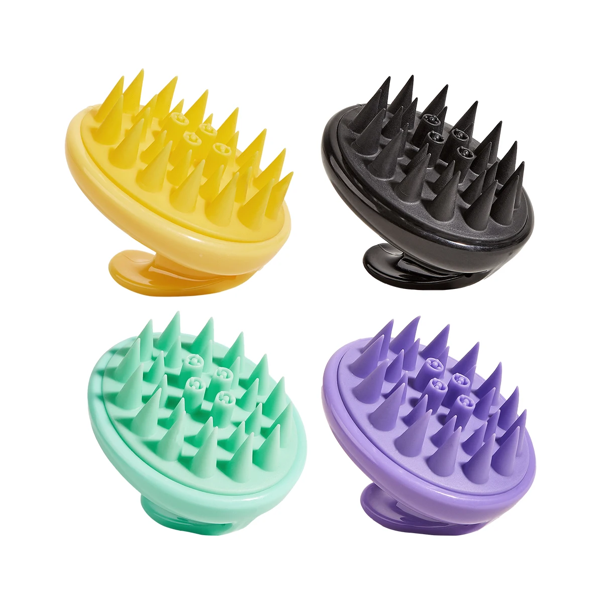 

Silicone Head Body Scalp Massage Brush Silicone Shampoo Brush Hair Washing Comb Shower Brush