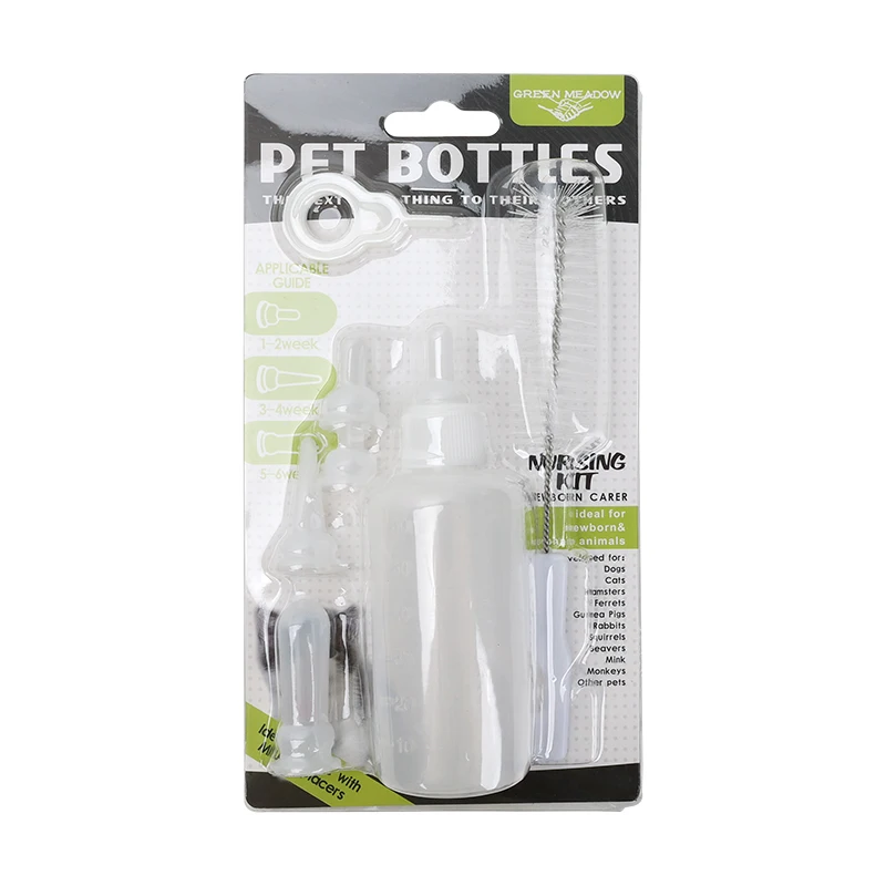 

Factory Wholesale LOW MOQ Pet Dog Nursing Bottle Puppy Pet Cat Dog Feeding Bottle