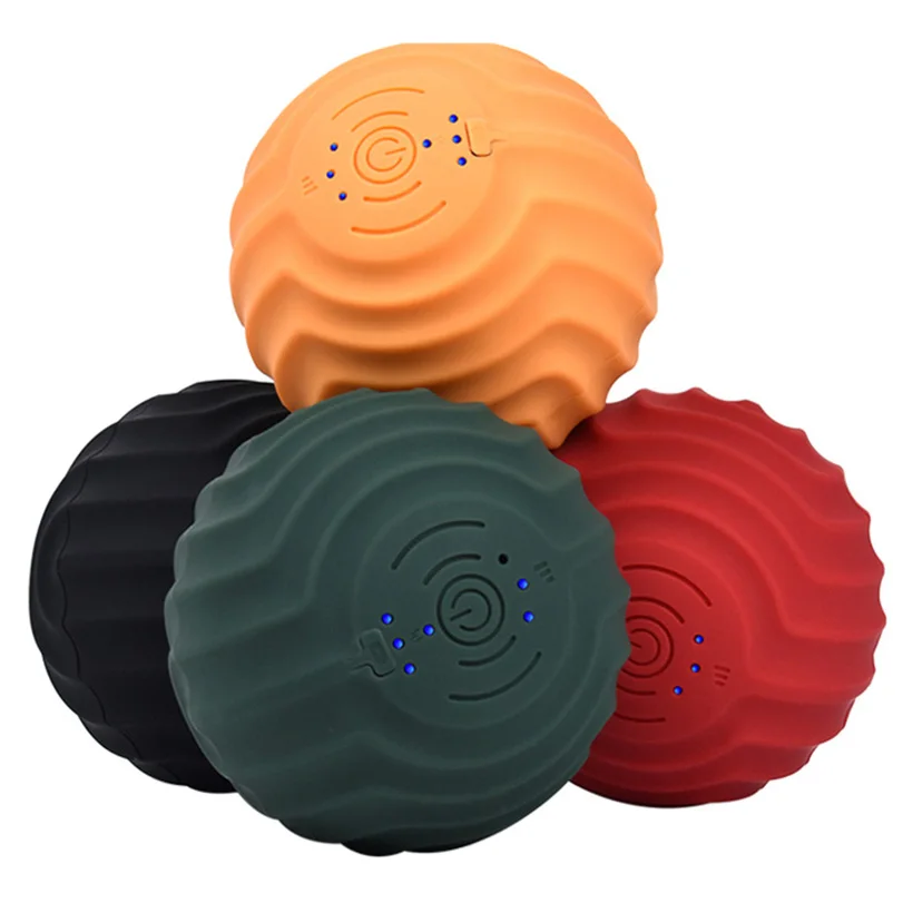 

OEM Silicone Environmental Protection Foam High Density Massage Ball, foam roller massage vibration, Customized color