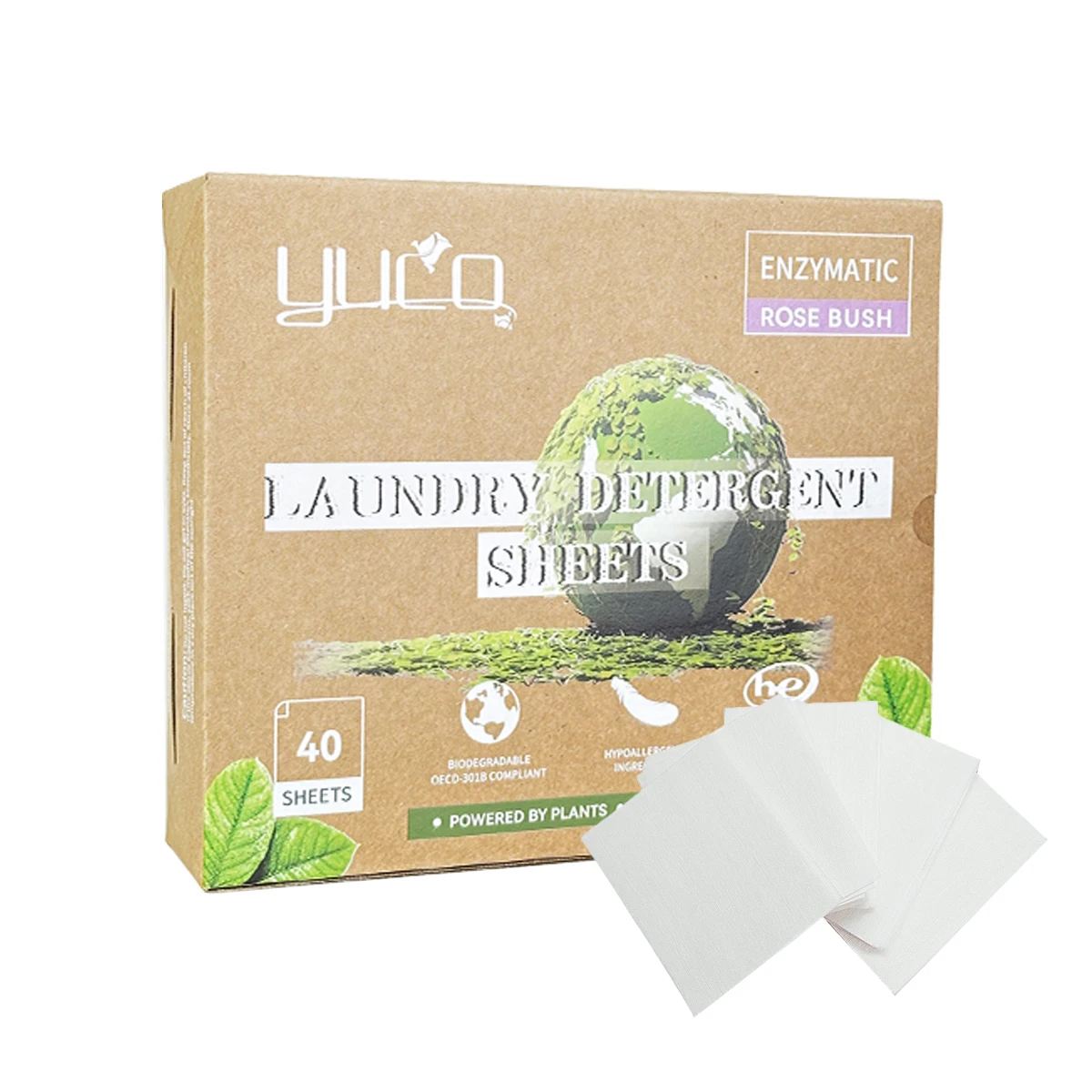 OEM Custom Logo Rose Scented Remove Stain Anti Mite Laundry Detergent Sheets With Enzymatic Laundry Detergent Strips