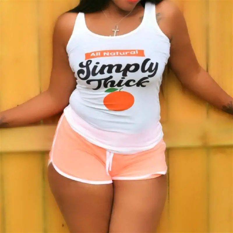 

2021 Wholesale Plus Size Summer Two Piece Sets Sports GYM Two Piece Set Women Clothing Sexy
