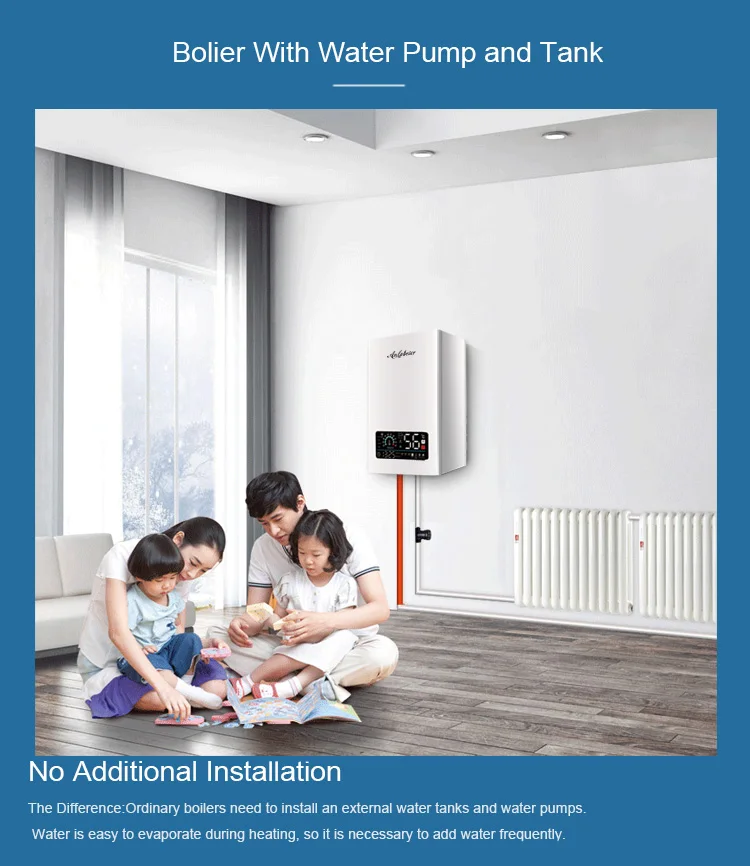 Direct Factory Floor Heating System Electric Central Heating Boiler