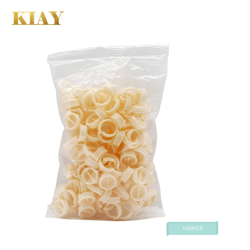 

High quality Tattoo Ink Ring Silicone Yellow Tattoo Permanent Makeup Ink Ring Holder