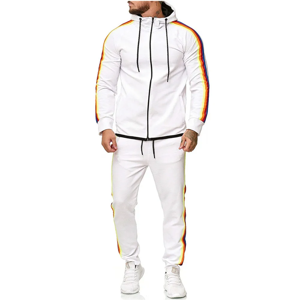 

hot wholesale custom LOGO training and jogging wear fashion casual jogging sportswear hip hop 2 piece sportswear
