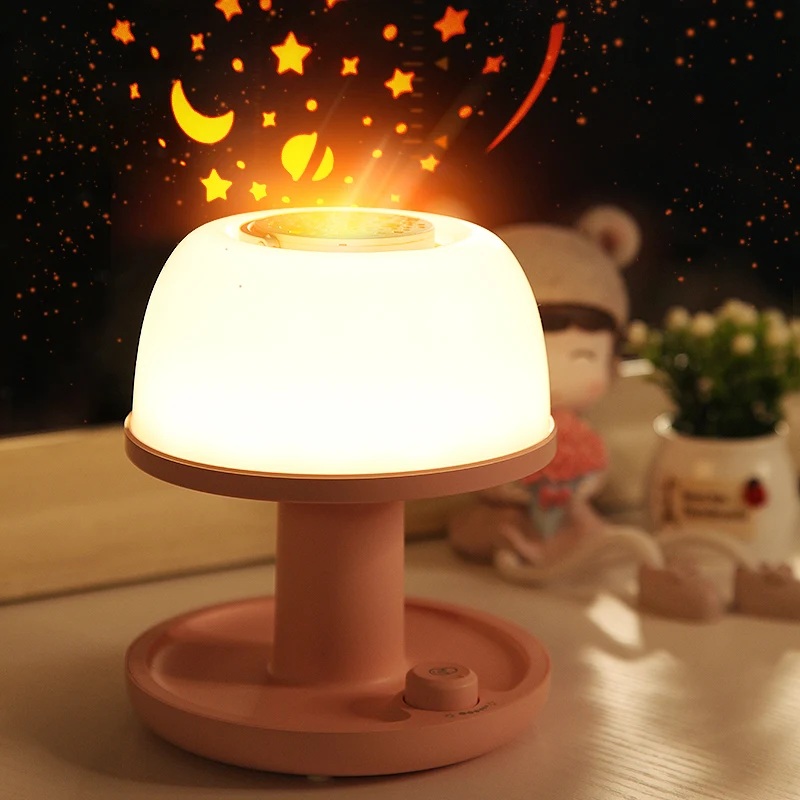 Walmart Retail Online Shop Mommy Room LED Night Lights With Timer Star Projector Bedroom Desk Lamp For Kids