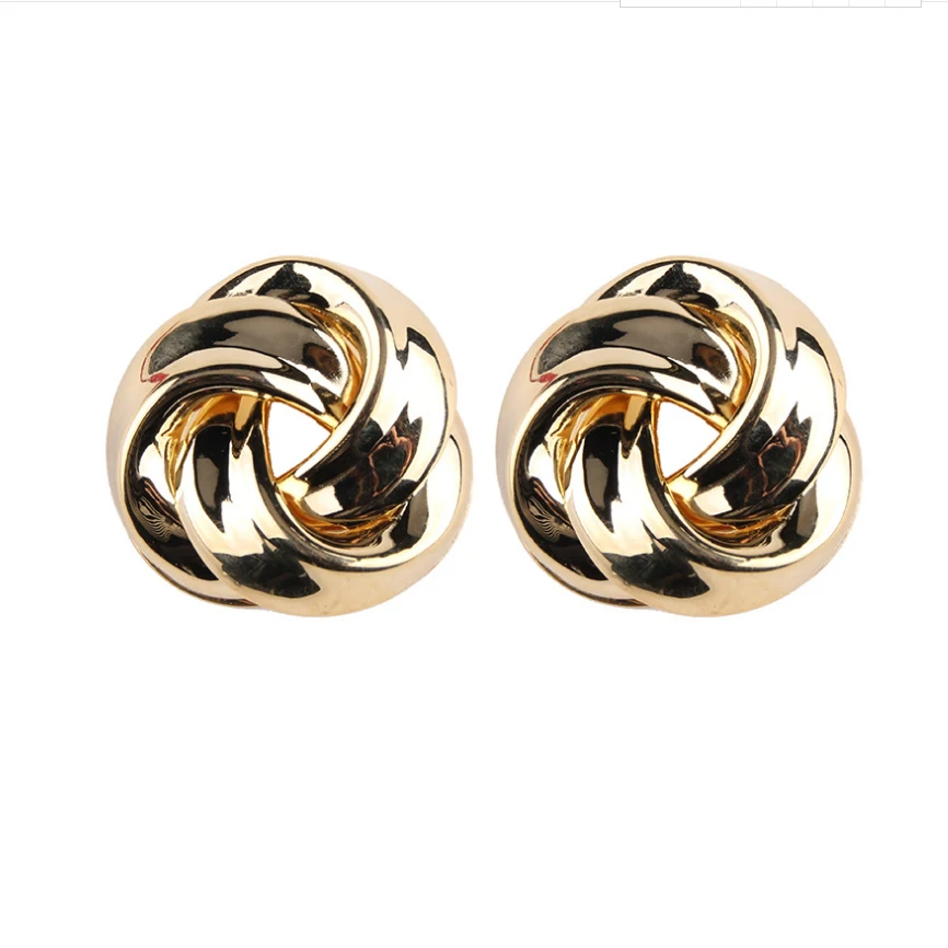 

Fashion Statement Elegant Metal Irregular Geometric Earrings For Women Stud Earrings Jewelry Punk, Colorful