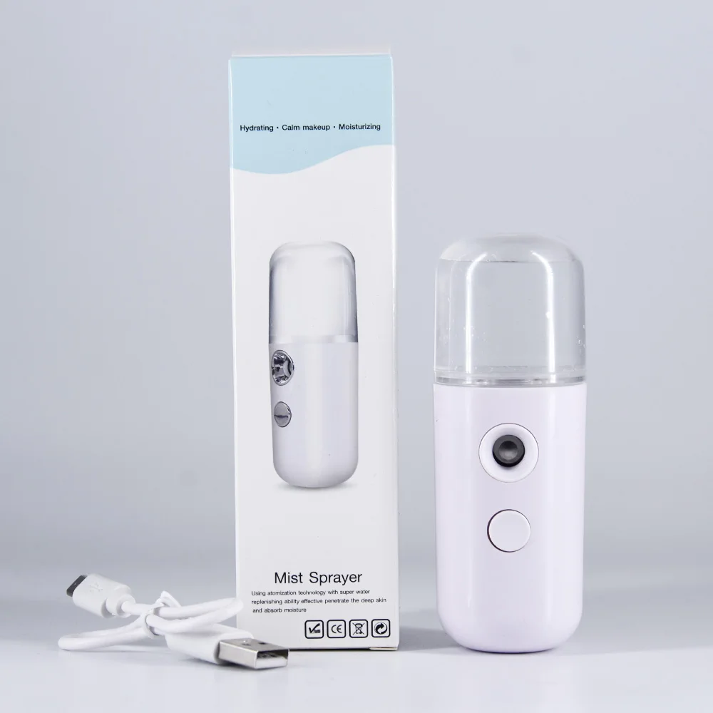 
nano rechargeable facial steamer handheld facial sprayer cool facial steamer 30ml alcohol milk sprayer 