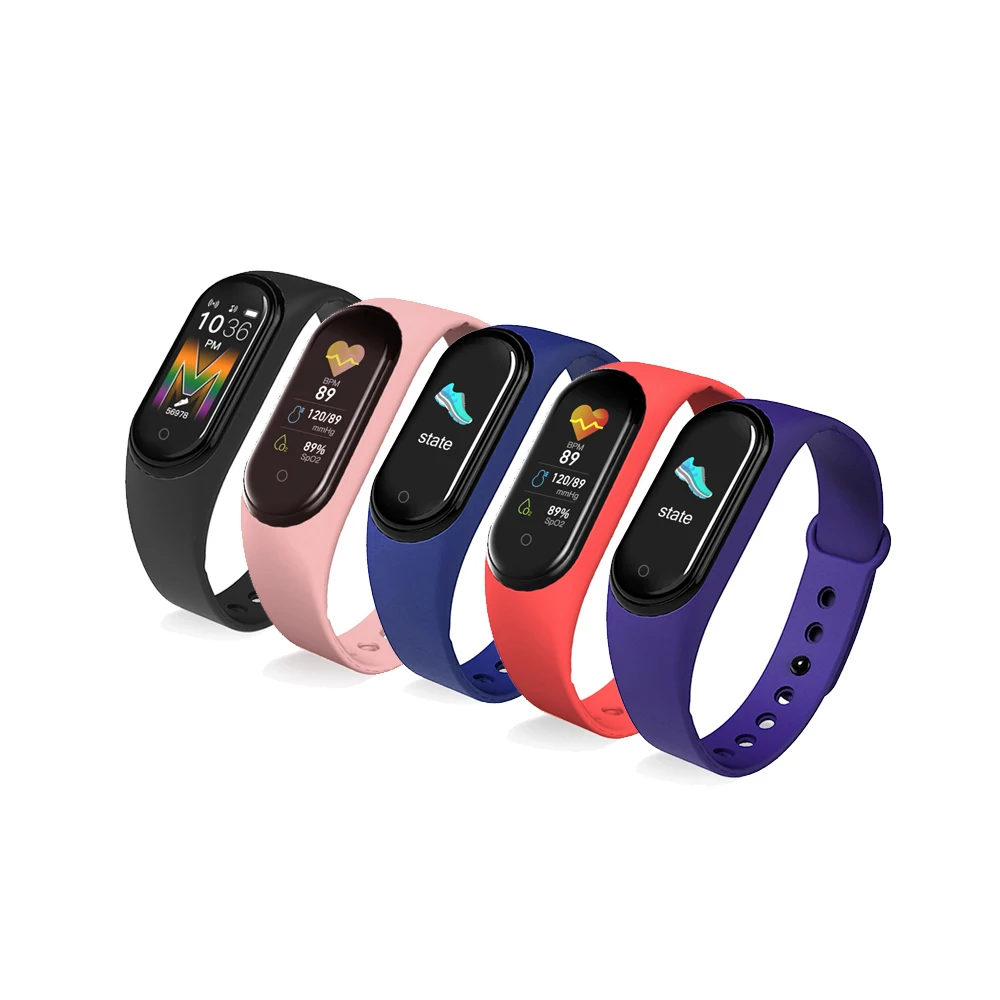 

M5 Smart band 4 Fitness Tracker Watch Sport bracelet Heart Rate Blood Pressure Smartband Monitor Health Wristbands