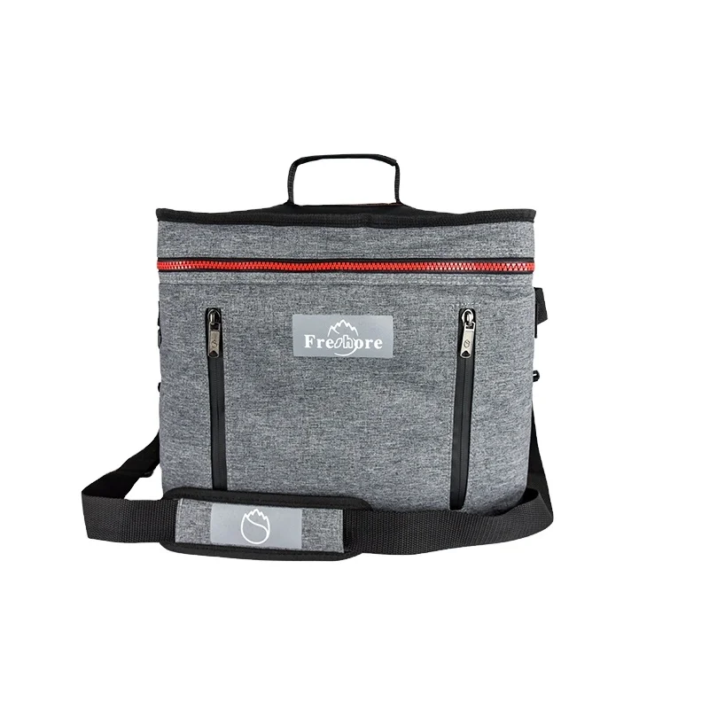 

Custom promotional large capacity 600D cooler bag delivery lunch insulated cooler bag, Customized color