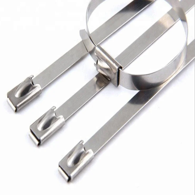 

Hongyucable stainless steel cable tie Stainless steel banding Wholesale self locking zip ties 304/316 metal cable ties