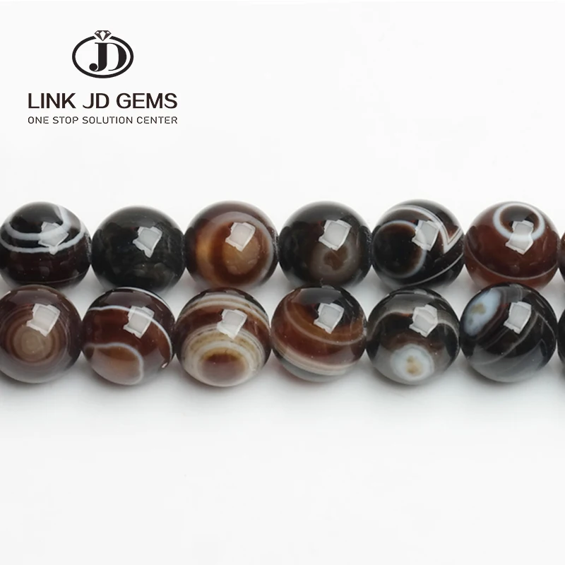 

6 8 10 12mm Natural Amber Agate With Eyes Tibet Natural Stone Onyx Beads For DIY Handmade Bracelets Accessory Jewelry Making