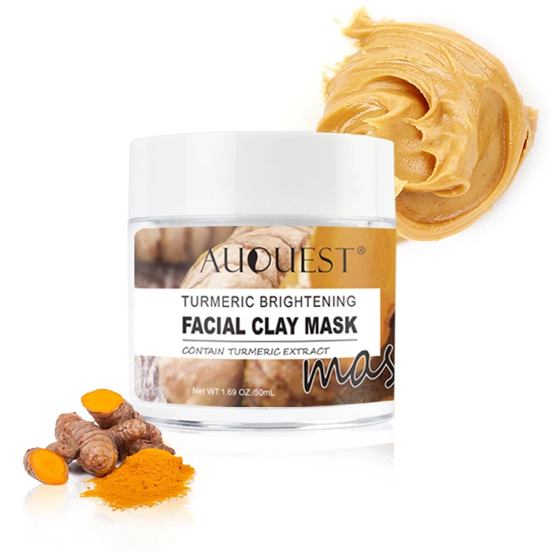 

Custom Label All Natural Acne Removal Turmeric Face Mask Skin Brightening Mask with Turmeric Bentonite Clay