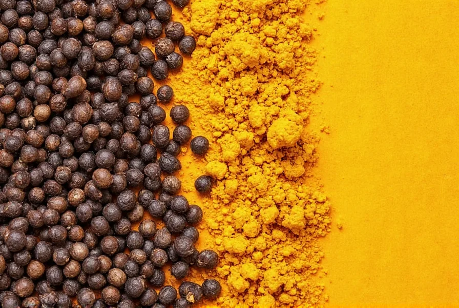 black pepper and tumeric