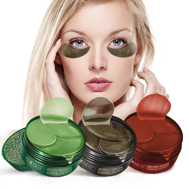 

Hottest selling Bamboo Charcoal repaire eye mask removal under bag gel patch pads for eyes, Black