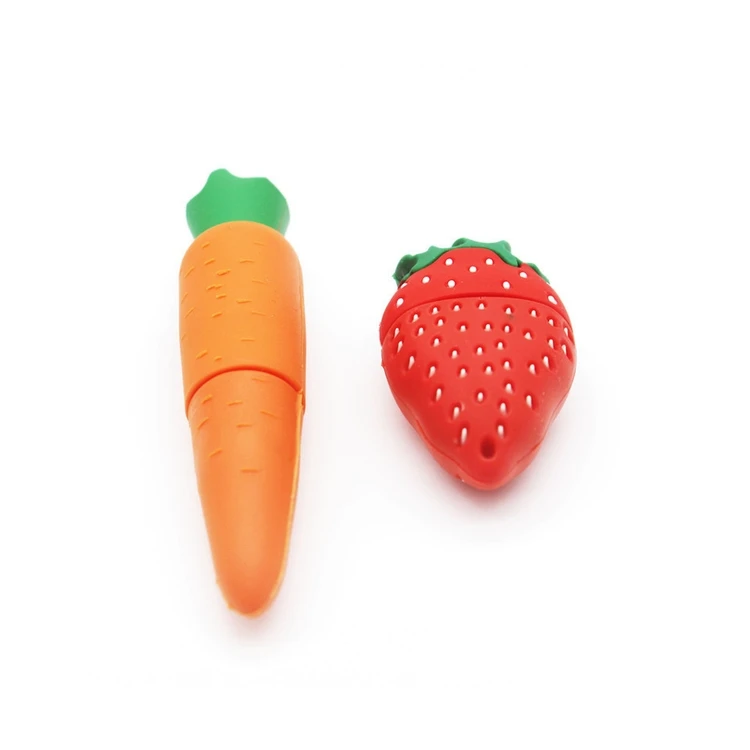 JASTER Professional manufacturer Portable cartoon plastic vegetable usb flash drive 4GB 8GB 16GB 32GB 64GB 128GB usb2.0 U stick - ANKUX.COM