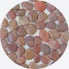 factory price of red brown river stone pebbles,cobble stone pebbles garden items
