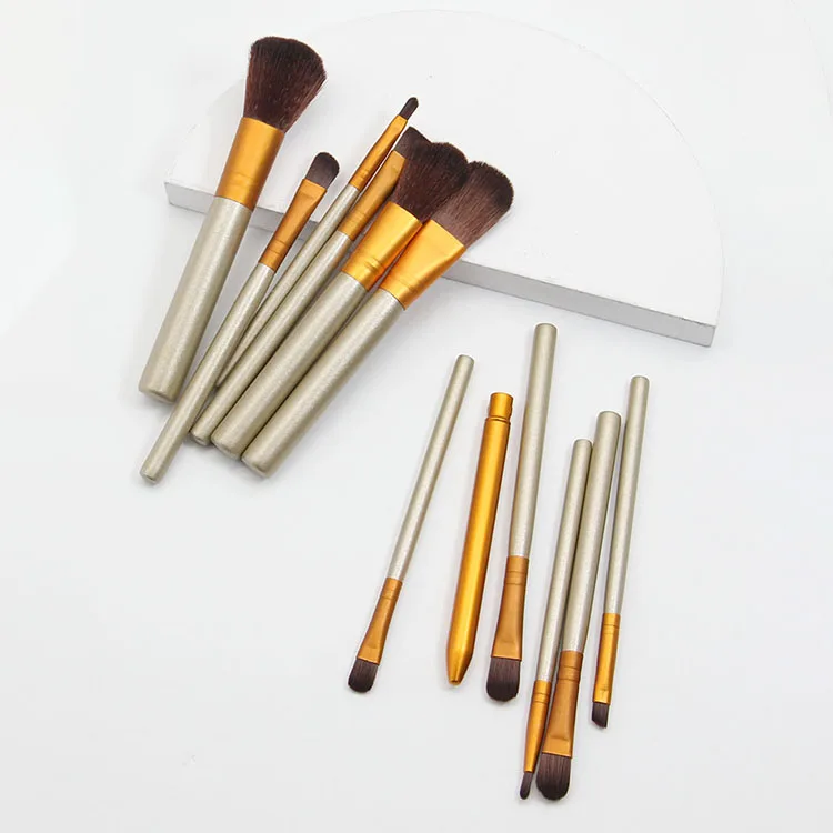 

Wholesale Makeup Brush Set 12 Pcs Custom Logo Cosmetic Brush Private Label Face Make Up Blending Brush